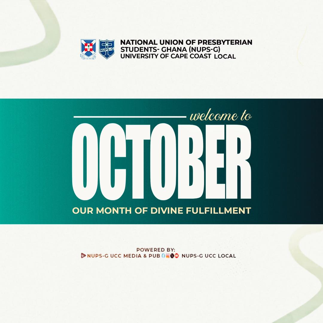 NupsUcc's tweet photo. ❤️🤍💙❤️🤍💙❤️🤍💙❤️🤍
NUPS-G oo….For Christ ooo
➖➖➖➖➖➖➖➖➖➖➖
The entire Union wishes you a happy new month.
May this new month be filled with the blessings of God.
October is our month of *divine fulfillment* 🎉🔥
@Presbyterian https://t.co/CpHQrIK6UR
