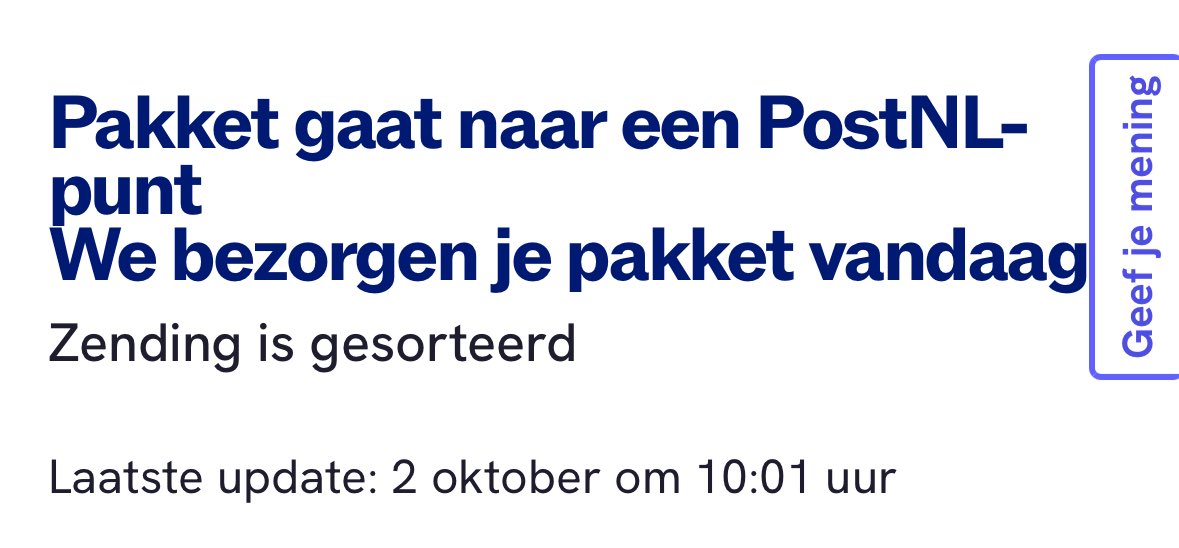 Sinds wanneer bepaalt <a href="/PostNL/">PostNL</a> wanneer iets thuis word bezorgd of niet….. mag nu ergens heen waar ik amper kom 🫠