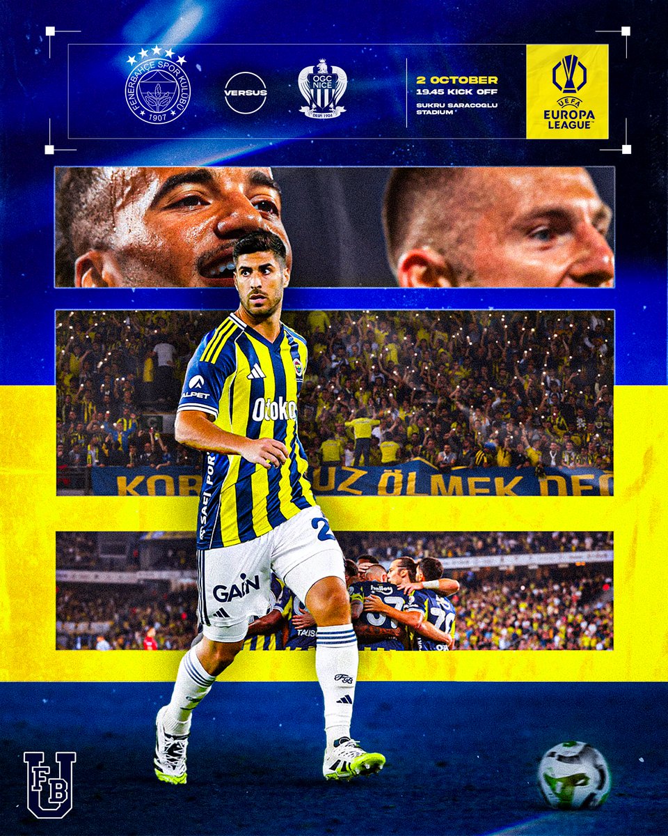 🏆 UEFA Avrupa Ligi
⚽️ Fenerbahçe - Nice
🏟 Fenerbahçe Şükrü Saracoğlu Spor Kompleksi
🕤 19.45
#FenerinMaçıVar