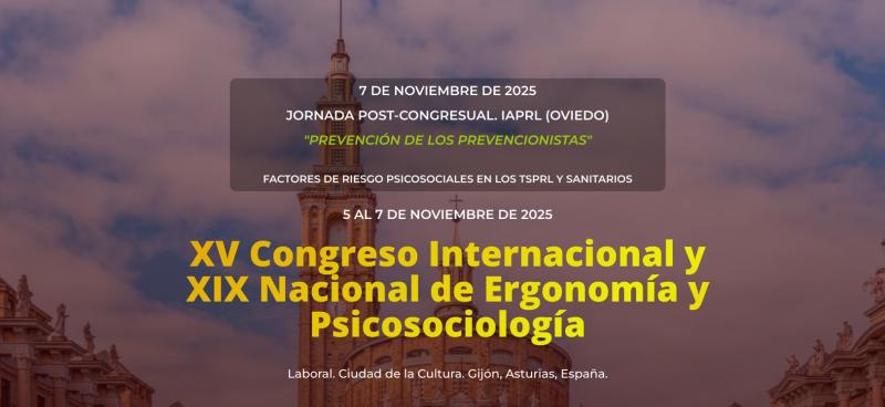 XV Congreso Internacional y XIX Nacional de Ergonomía y Psicosociología sesst.org/xv-congreso-in…