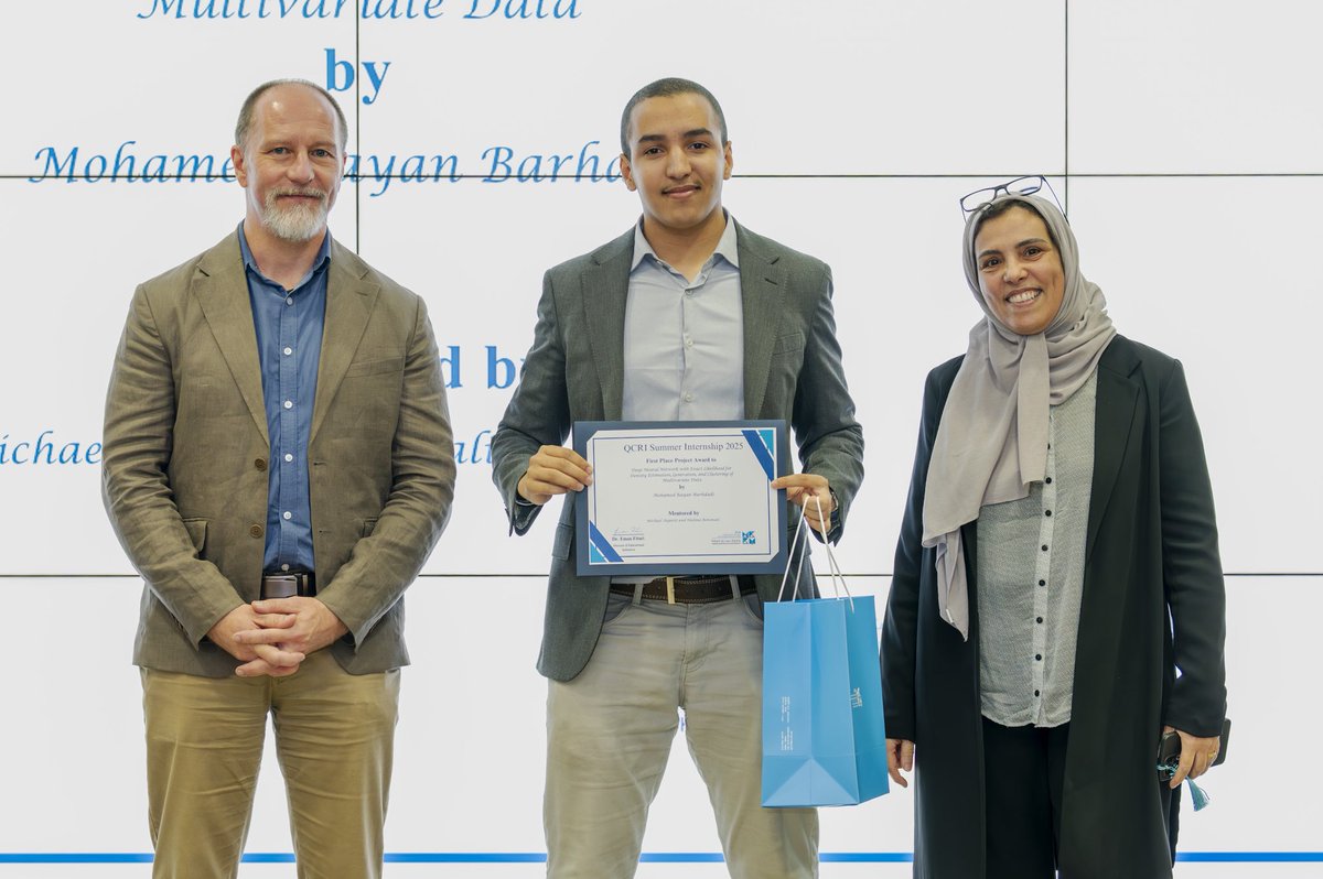 QatarComputing's tweet image. Internship Closing Ceremony Highlights🎓
From 108 talented interns across 10+ universities and 33 innovative projects guided by 26 mentors, this season was packed with brilliance!
@HBKU