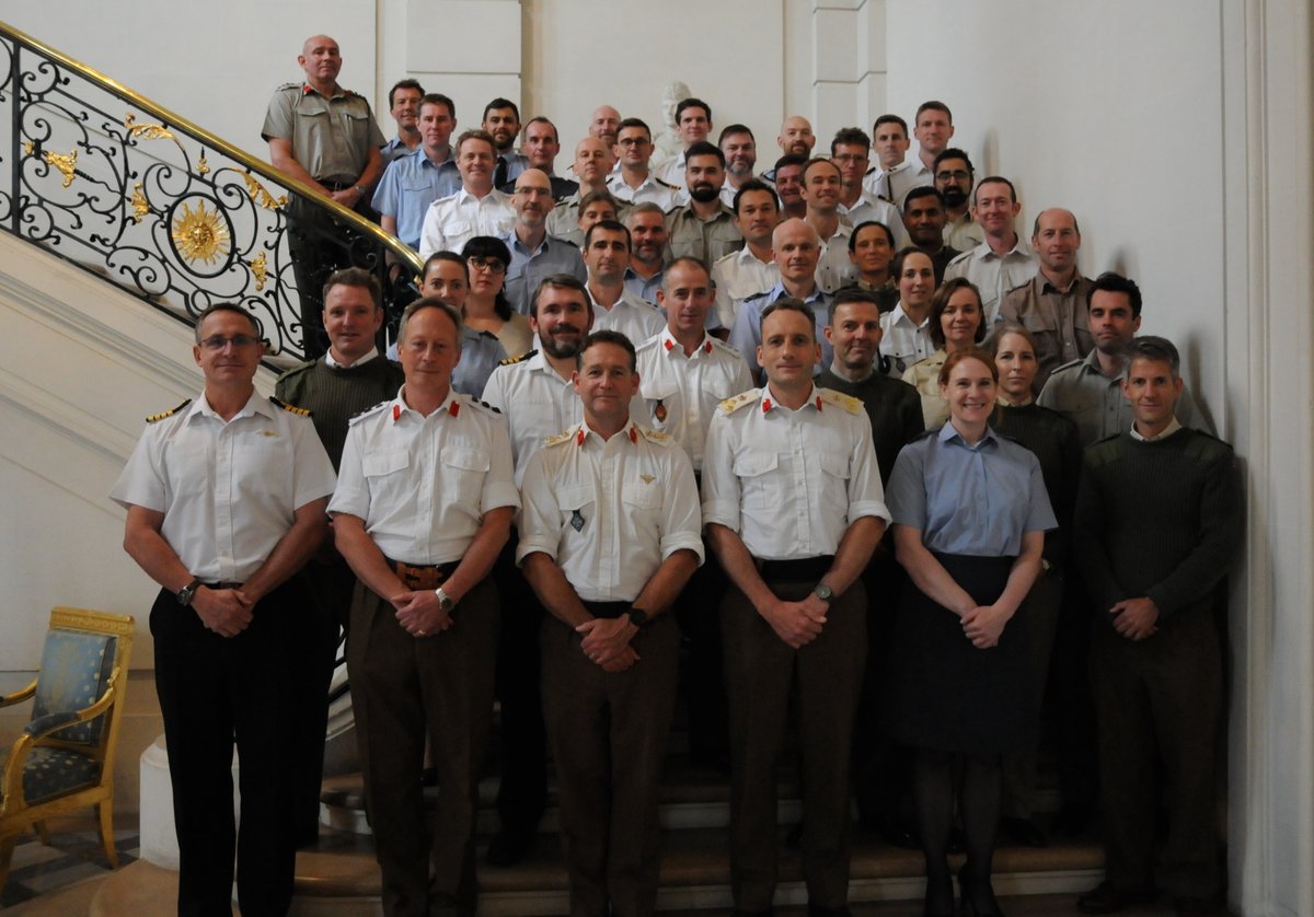 UKDefenceFrance's tweet photo. Last Thursday, our network of Exchange Liaison Officers based across France came to @UKinFrance Embassy in Paris for the UK Defence in France's annual conference 🇬🇧🇫🇷 @JonCresswell1 https://t.co/wTzhj2IeoQ