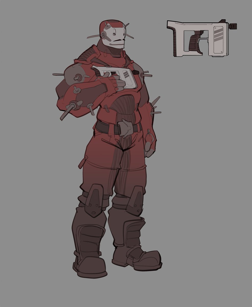 vsilsn's tweet image. let&apos;s give it a try. 01 &quot;Mustache&quot;👨
#conceptart #characterdesign #postapocalyptic #photoshop #Inktober