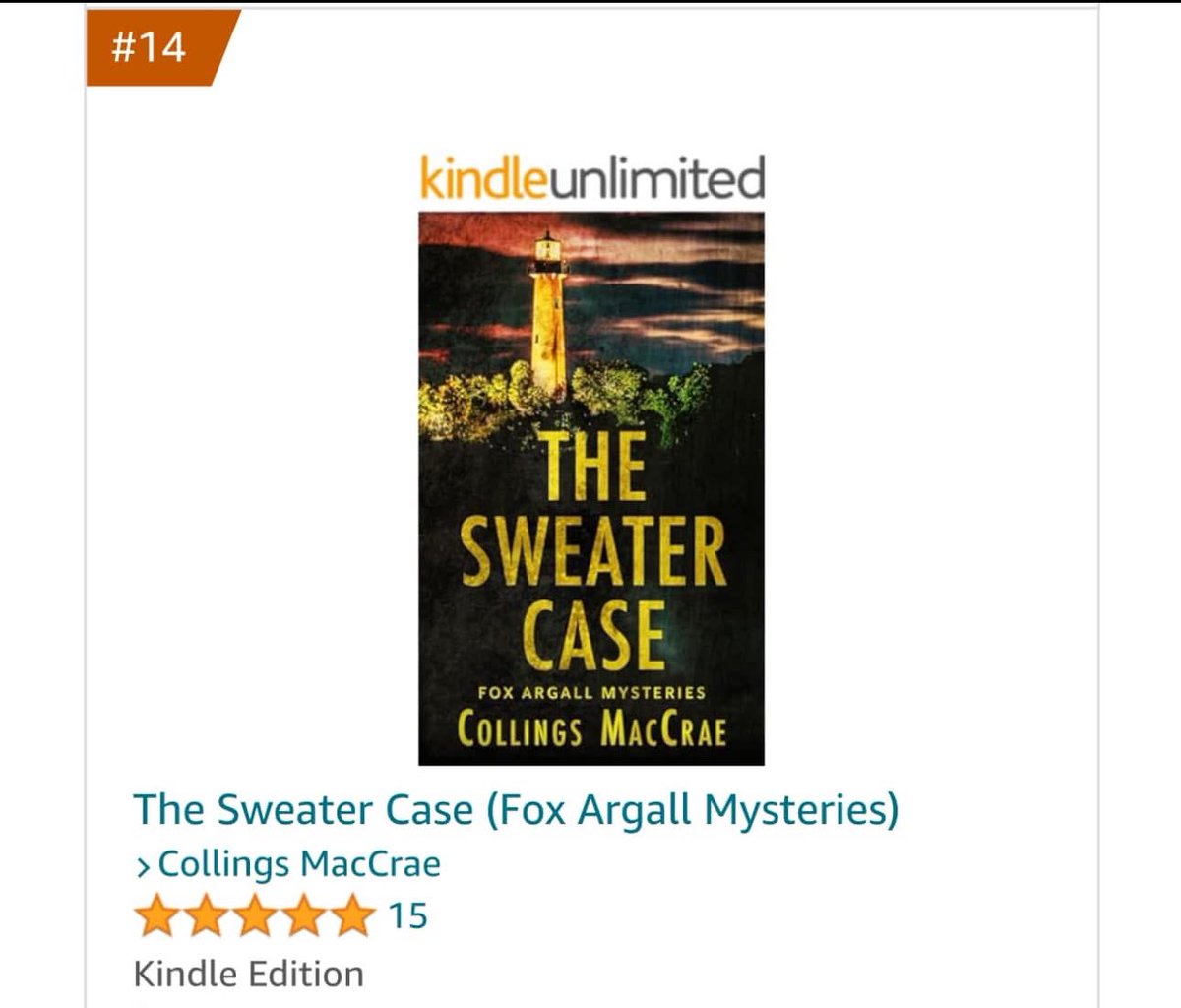 The Sweater Case (book 2, Fox Argall Mysteries) is LIVE in print and epub. 
Want to read my mystery series? Start with The Ruin of the Watcher (book 1). 👀 comments to buy.