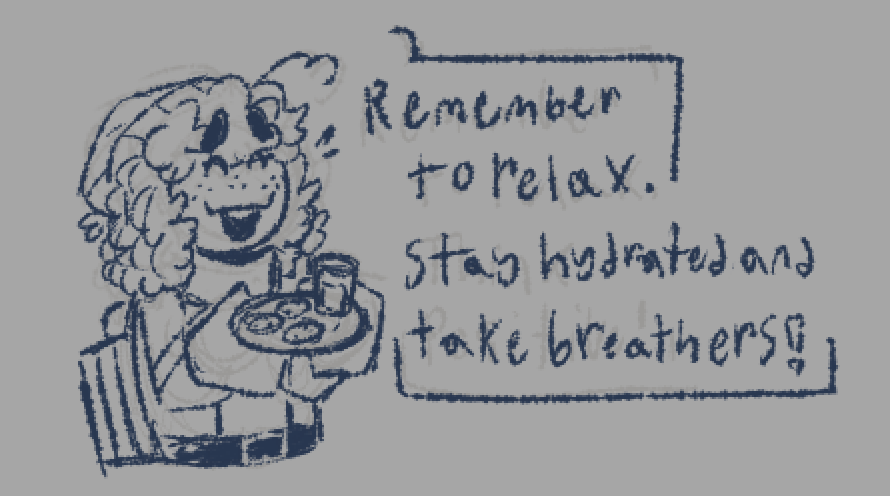 Remember to think positive!  
Kyoko is rooting for you ! :]  

#blocktales #blocktaleskyoko