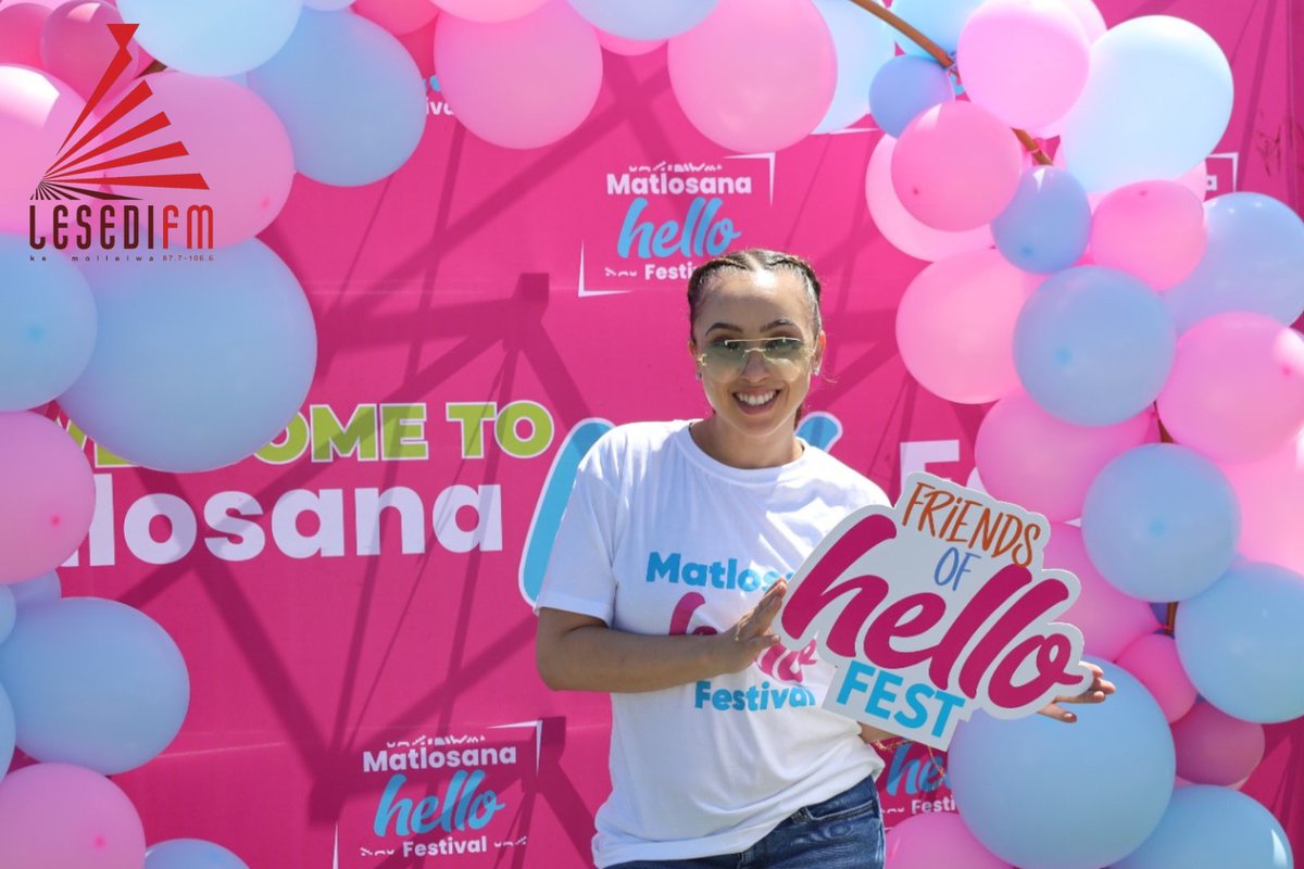 LesediFM's tweet photo. #hellofest2026 #LesediFM https://t.co/FR1mLbg1hK