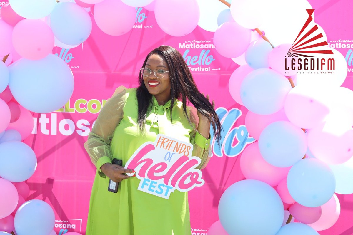 LesediFM's tweet photo. #hellofest2026 #LesediFM https://t.co/FR1mLbg1hK