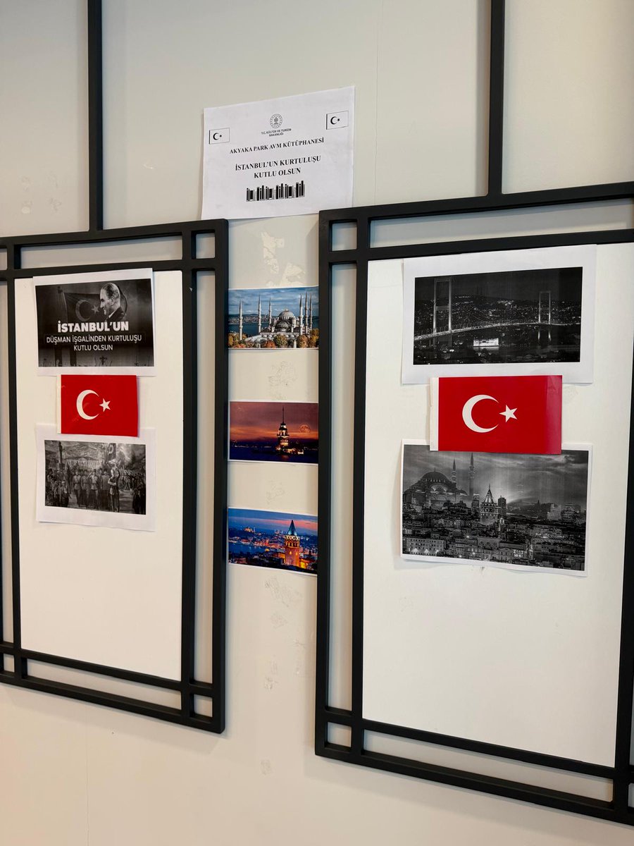3️⃣-6️⃣ Ekim tarihleri arasında İstanbul'un Kurtuluşu dolayısıyla kütüphanemizde resim sergisi düzenlenmektedir 

Tüm okuyucularımızı bekleriz 🇹🇷

#istanbulunkurtuluşu 

<a href="/tckulturturizm/">T.C. Kültür ve Turizm Bakanlığı</a> 
@kygmktb 
<a href="/etkinkutuphane/">Etkin Kütüphane</a>
<a href="/iktm34/">İstanbul İl Kültür ve Turizm Müdürlüğü</a>