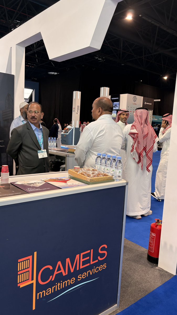 3camelsms's tweet image. Day 2 at #SaudiMaritimeExpo – connecting with partners and exploring collaborative opportunities in the maritime sector.

#MaritimeInnovation 
#LogisticsFuture 
#SaudiMaritimeExpo #MaritimeServices #Dhahran #MarineIndustry #Innovation
