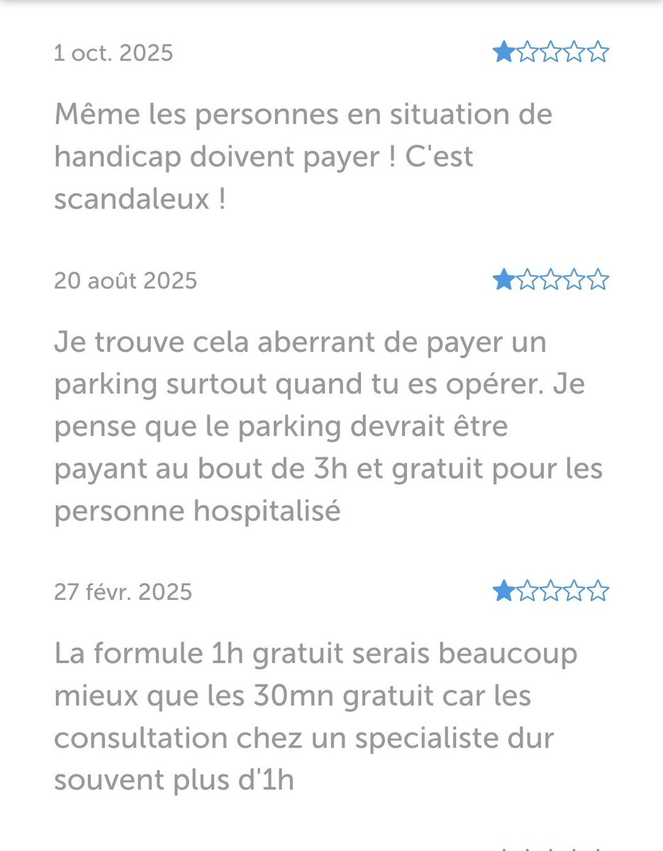 Pour une fois LFI défend une cause juste !
Ex : Le groupe <a href="/elsan/">ELSAN</a> à Nantes (ville à gauche) avec la complicité de <a href="/Parkopedia/">Parkopedia</a> rackettent leurs patients et ignorent les personnes en situation de handicap !
<a href="/Handicap_44/">Handicap44 en Danger</a> <a href="/Handicap_fr/">Handicap.fr</a> <a href="/apfhandicap/">APF France handicap</a> <a href="/ericanimes1/">🇨🇵♿ Michiels Éric ♿🇨🇵</a> <a href="/MediasHandicaps/">Médias Handicaps</a>