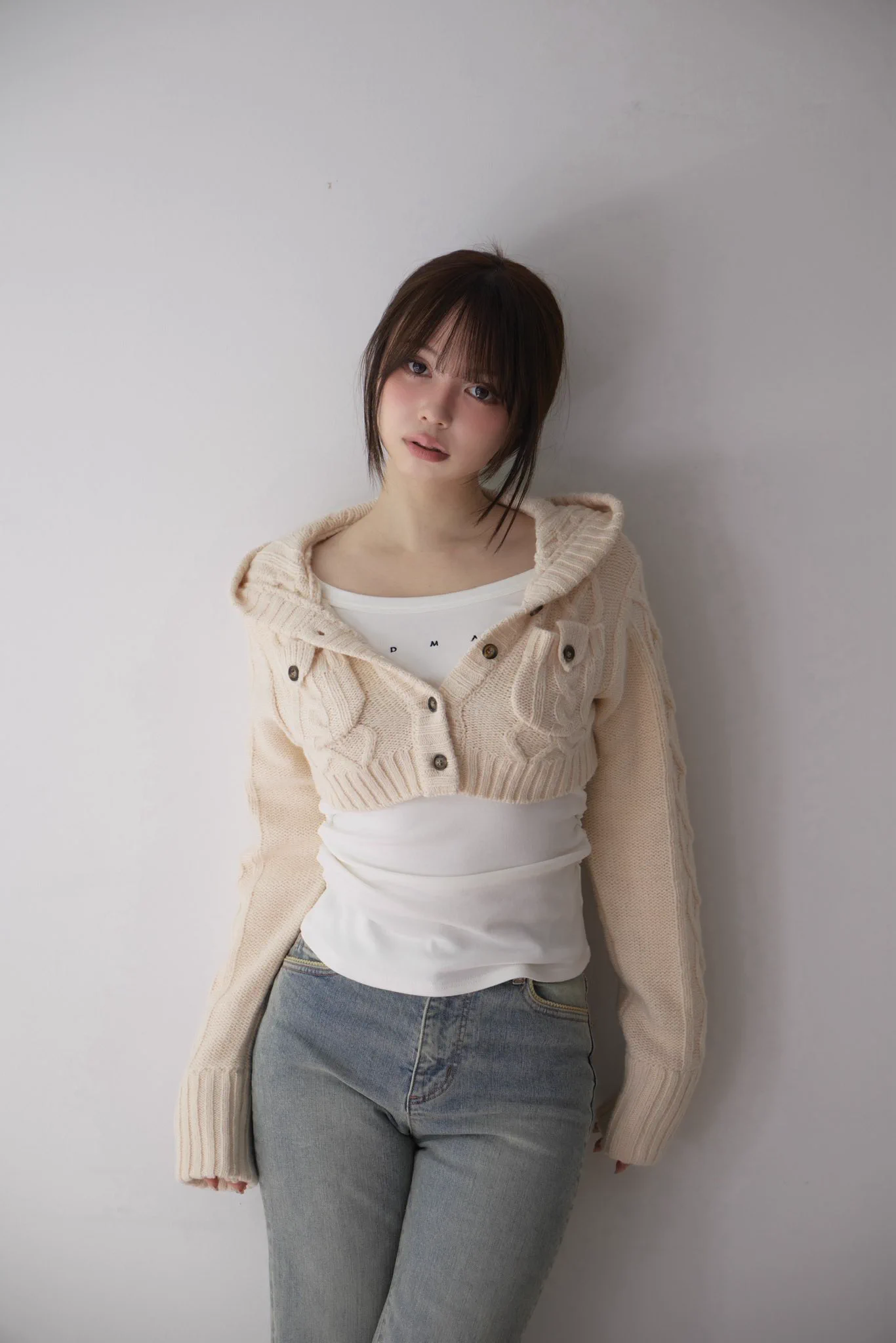 トップス andmary Mary logo cable knit set/ivory andmary on X: 