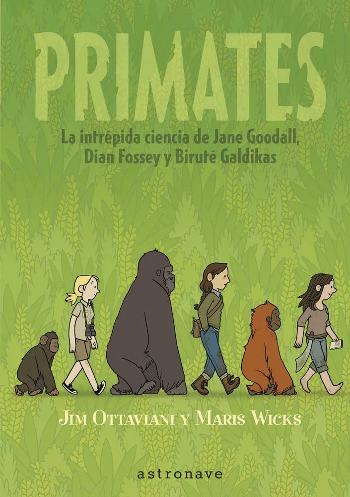 Triste tras la noticia la muerte de Jane Goodall. Solo queda Birute Galdikas de Los Ángeles de Leakey. Muy relevante su trabajo y sobre todo sus denuncias y lograr poner el foco en la conservación de los grandea primates.
Aprovecho para recomendar un librito precioso.