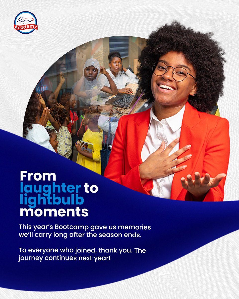 HaShemAcademy's tweet image. Bootcamp 2025: Lessons, laughs, growth.

 Thank you! 
See you next year 🎉

#hashem #hashemacademy 
#summertechbootcamp