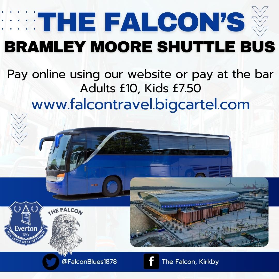 Bus to every home game from The Falcon.

🔵Avoid queuing at Sandhills in the cold &amp; rain in the coming months

🔵Guaranteed a seat

🔵Set leaving time 

🔵Coaches parked on Regent Road

🔵Park your car at The Falcon

Book on falcontravel.bigcartel.com or get tickets at the bar