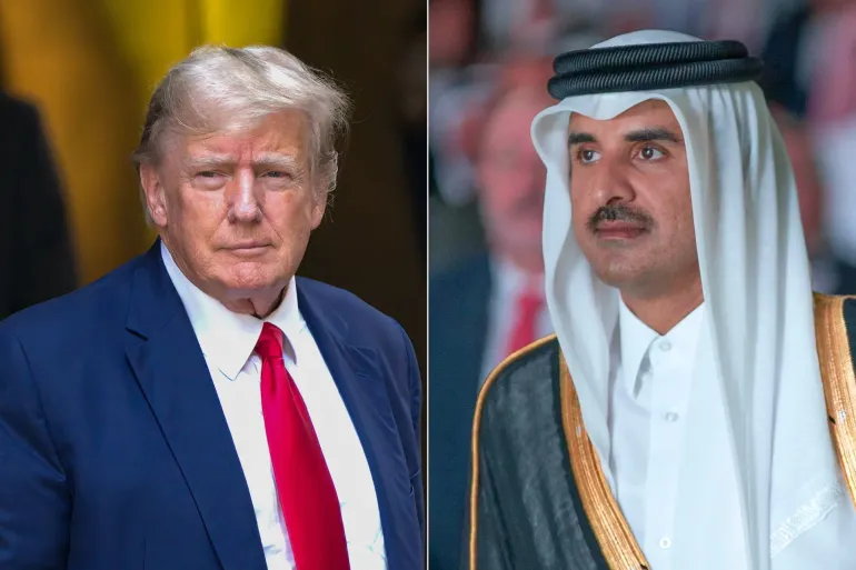 سمو الأمير تميم  أكد خلال اتصاله  مع الرئيس الأمريكي ،على موقف قطر الثابت والداعم لكل المساعي الدولية الهادفة إلى تحقيق السلام والأمن، وثقته في الشراكات الفاعلة للوصول لتسوية عادلة ومستدامة. #قطر_للسلام #تميم_المجد #الدوحة (edited)