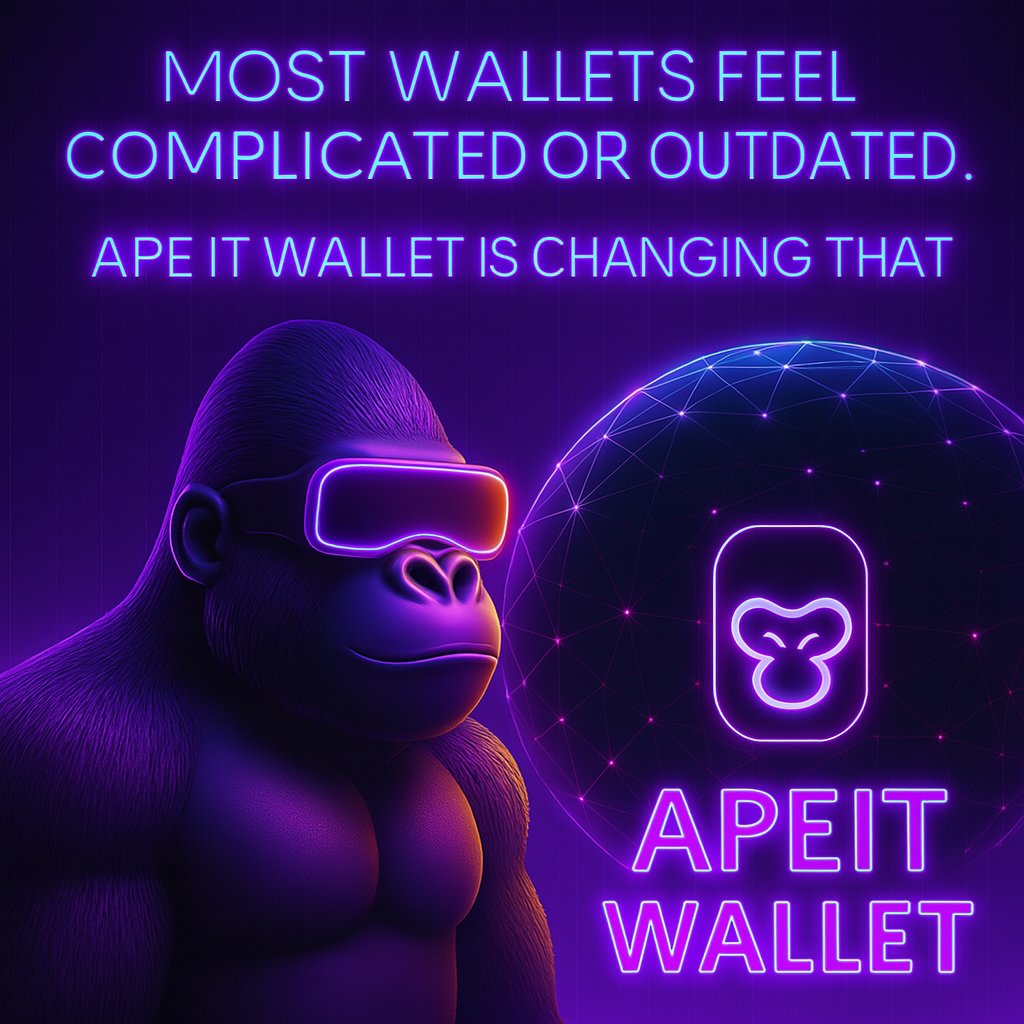 Most wallets feel complicated or outdated.
<a href="/Apelt__Wallet/">Apelt Wallet</a> is changing that.

It’s built to be simple, stylish, and powerful,a multichain wallet where you can store, trade, and explore the latest crypto trends in one place.