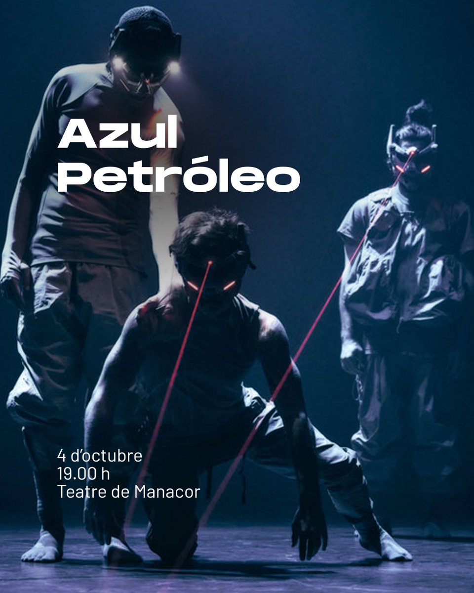 🟨 Teatre: Una peça que fusiona dansa urbana i contemporània per explorar fins on arriba la nostra individualitat dins un col·lectiu.

Més informació i venda d’entrades: enviumanacor.com/esdeveniments/…

#enviu #manacor #mallorca #culturamallorca