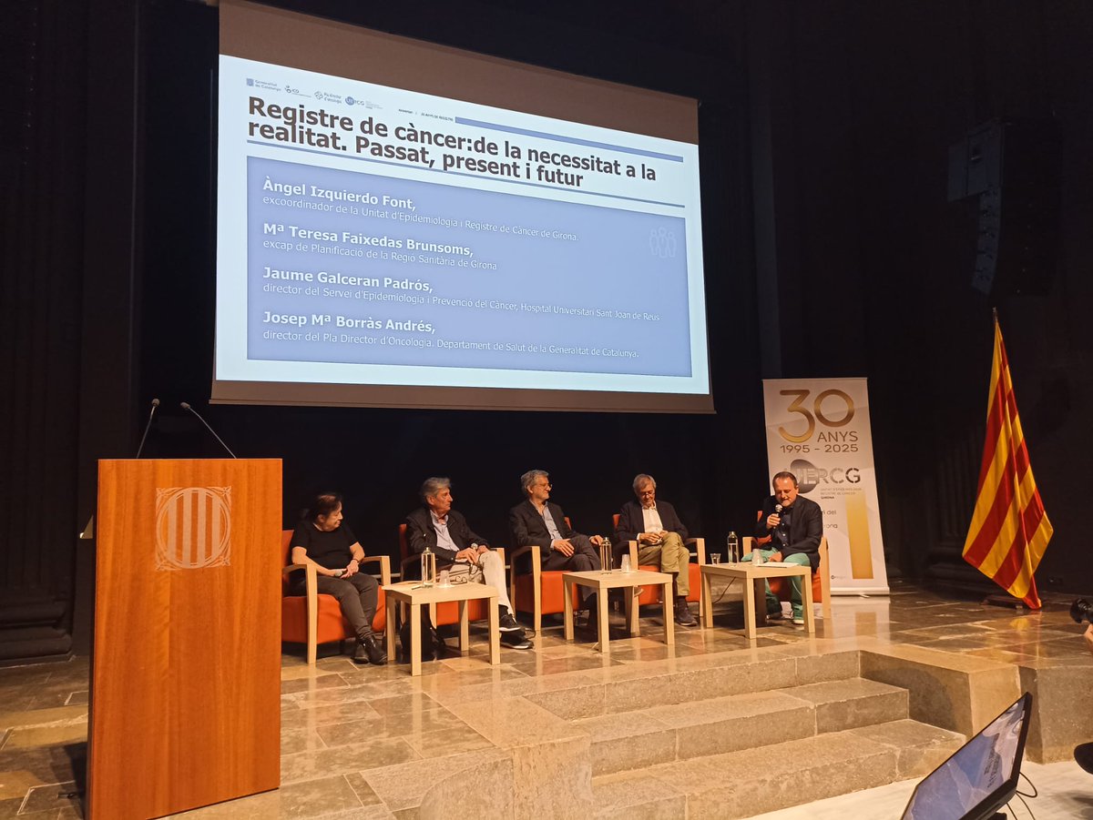 Avui és la Jornada conmemorativa dels 30 anys de la creació del Registre de Càncer de Girona, que tindrà lloc a l'Auditori Josep Irla de la seu de la Generalitat de Catalunya a Girona. Farem un repàs del passat, present i reptes de futur.