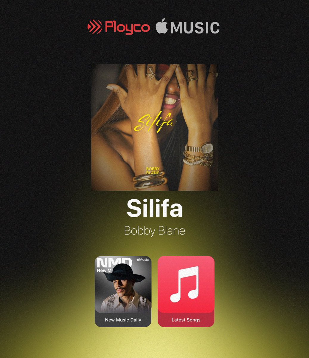ploycomusic's tweet photo. Silifa, Streets &amp; On Time by @bobbyblane_ featured on Apple Music editorial playlists 

S/O @applemusic for the support 

#ployco https://t.co/L80fnsur5d