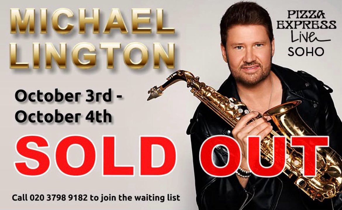 LingtonSax's tweet image. LONDON 🇬🇧 Thanks for the BIG love, I'm on my way!!! We're going to have an amazing time, See you this weekend ❤️

#soldout #pizzaexpressjazzclub #pizzaexpresslive #london #michaellington
