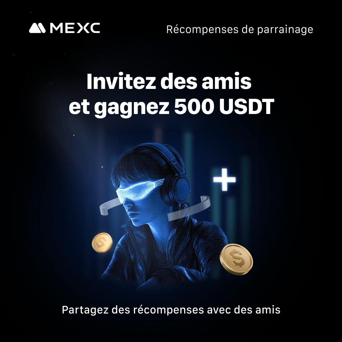 MEXCFrancophone's tweet photo. Un vrai ami ne te laissera jamais rater une occasion de recevoir des USDT 💸

Invitez vos proches et recevez 50 USDT chacun avec un max de 500 USDT !   

⏳ Du 1 au 15 Octobre seulement, inscrivez-vous dès maintenant👉https://t.co/c41LMeB1r7 https://t.co/6nOLqS4GpI