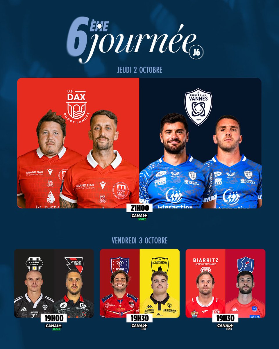 Rugby PRO D2 tweet media