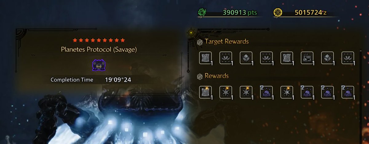 Itsdueplix's tweet photo. 4 gems! Insane pull (1 gem from carve). Omega hunts are so fun #MHWilds #MHWildsフィードバックレポート https://t.co/XWNdfcb4IP