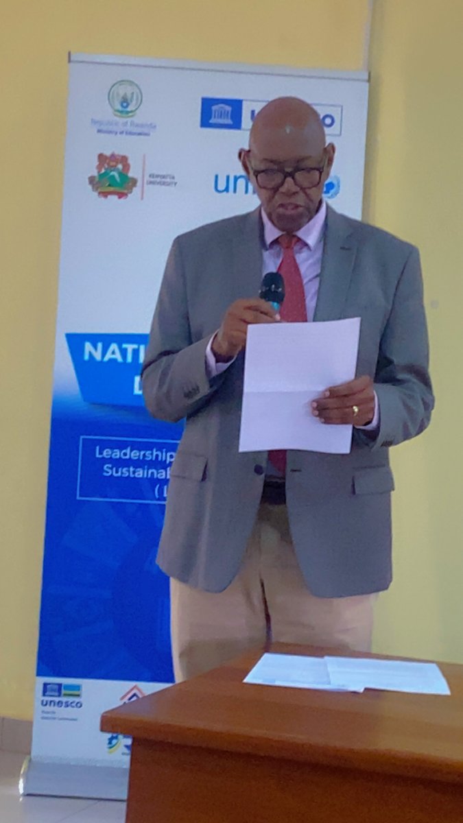 Now happening in Kigali, a  National Policy Dialogue/Workshop on  Leadership  for Education for Sustainable Development <a href="/lead_esd/">LEAD-ESD</a>  in Eastern Africa <a href="/Rwanda_Edu/">Ministry of Education | Rwanda</a> , <a href="/UnescoEast/">UNESCO Eastern Africa</a> , <a href="/unicefrw/">UNICEF Rwanda</a>, <a href="/KenyattaUni/">Kenyatta University #ExperienceKU</a>, <a href="/REBRwanda/">Rwanda Basic Education Board</a> , <a href="/RTB_Rwanda/">Rwanda TVET Board</a> , <a href="/UR_CoE/">UR-CE Rwanda</a> ,<a href="/RwandaPolytec/">Rwanda Polytechnic</a>