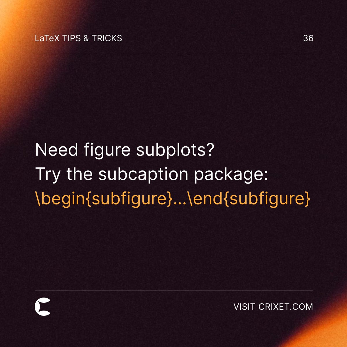 Crixet - Free, modern LaTeX editor tweet media