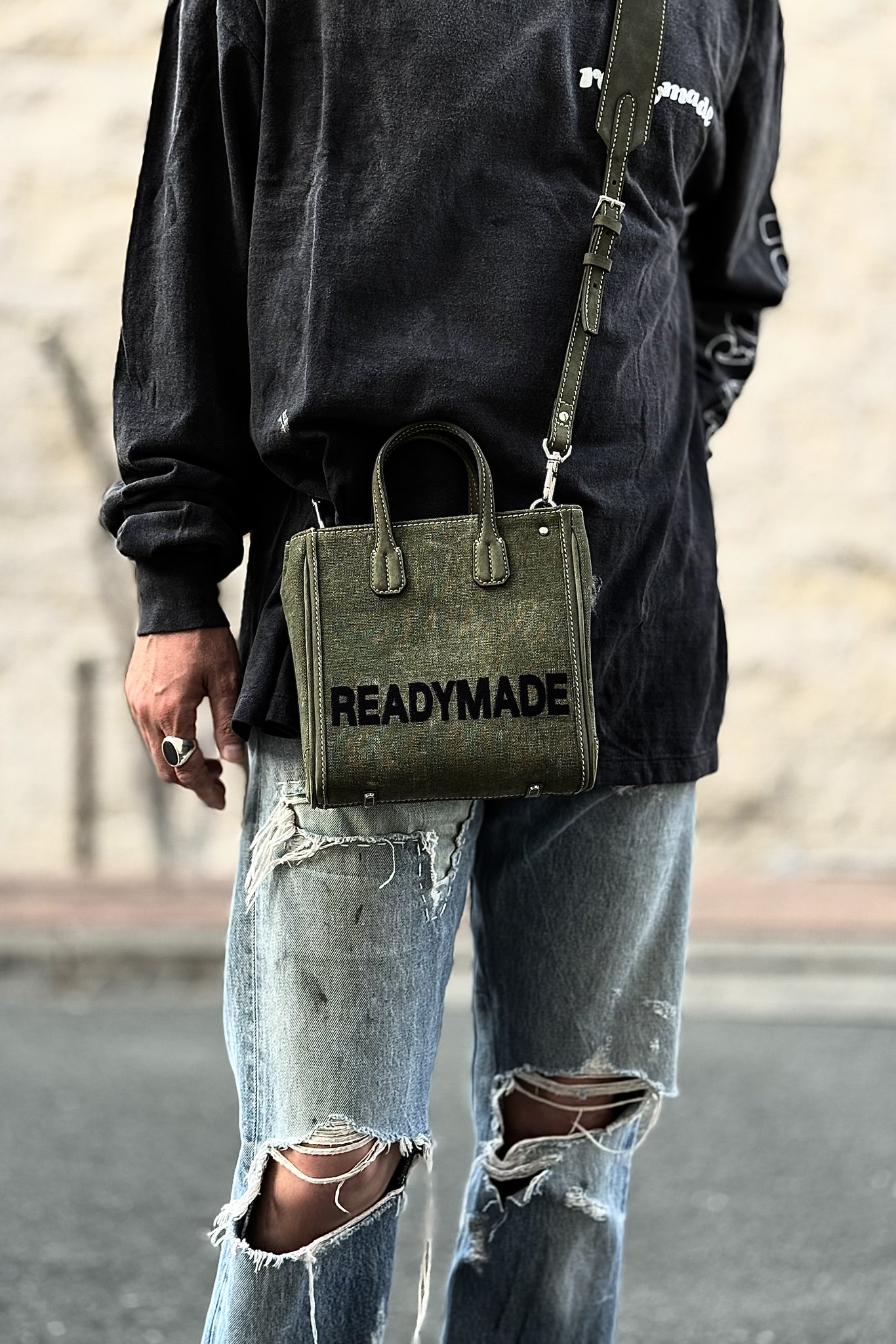 【新品・正規品】readymade バッグ PEGGY BAG NANO READYMADE - PEGGY BAG/LOGO (NANO) | laid-back