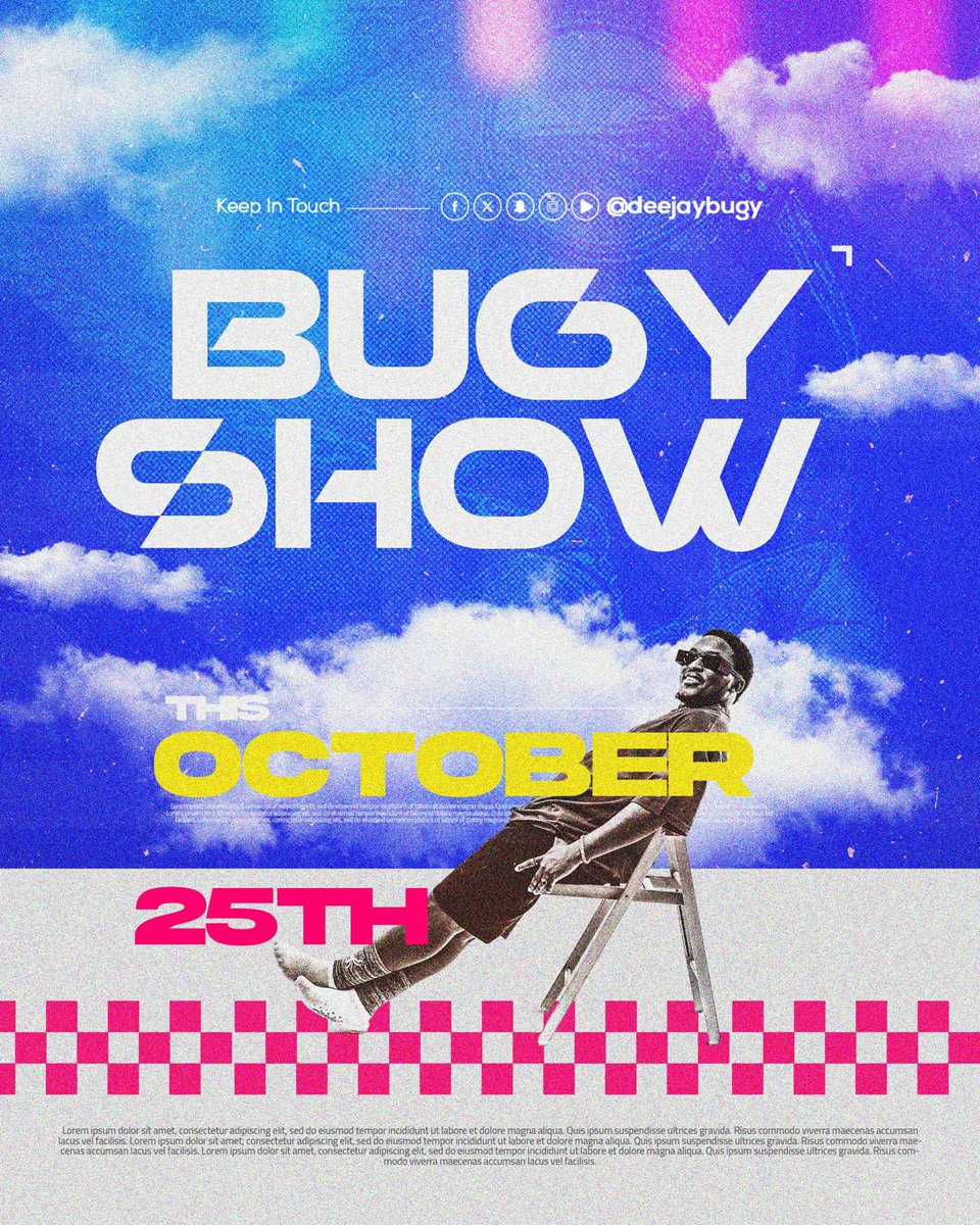 kabz92's tweet photo. 23 days to the #BugyShow
You must be listening to him 🎧 https://t.co/6KC9DAvOXx