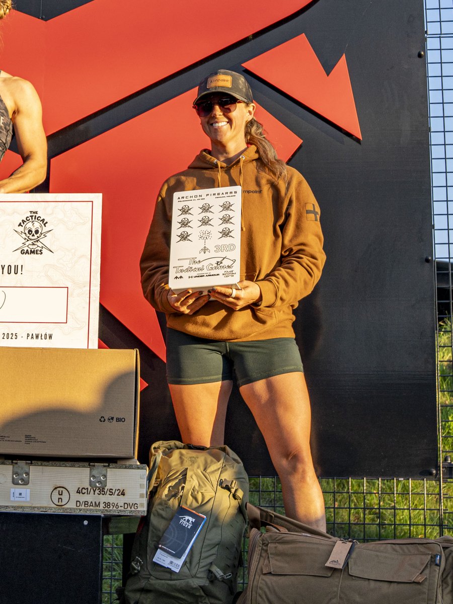 AimpointUSA's tweet photo. 🥉Team Aimpoint lands on the podium at The Tactical Games Poland! 🇵🇱

Katie takes home 3rd in the Women’s Elite Division.
@karatehottiemma and Josh claim 3rd in the Teams Division.

Great work, guys!

#TacticalGames #TeamAimpoint https://t.co/MvMpYiTZjf