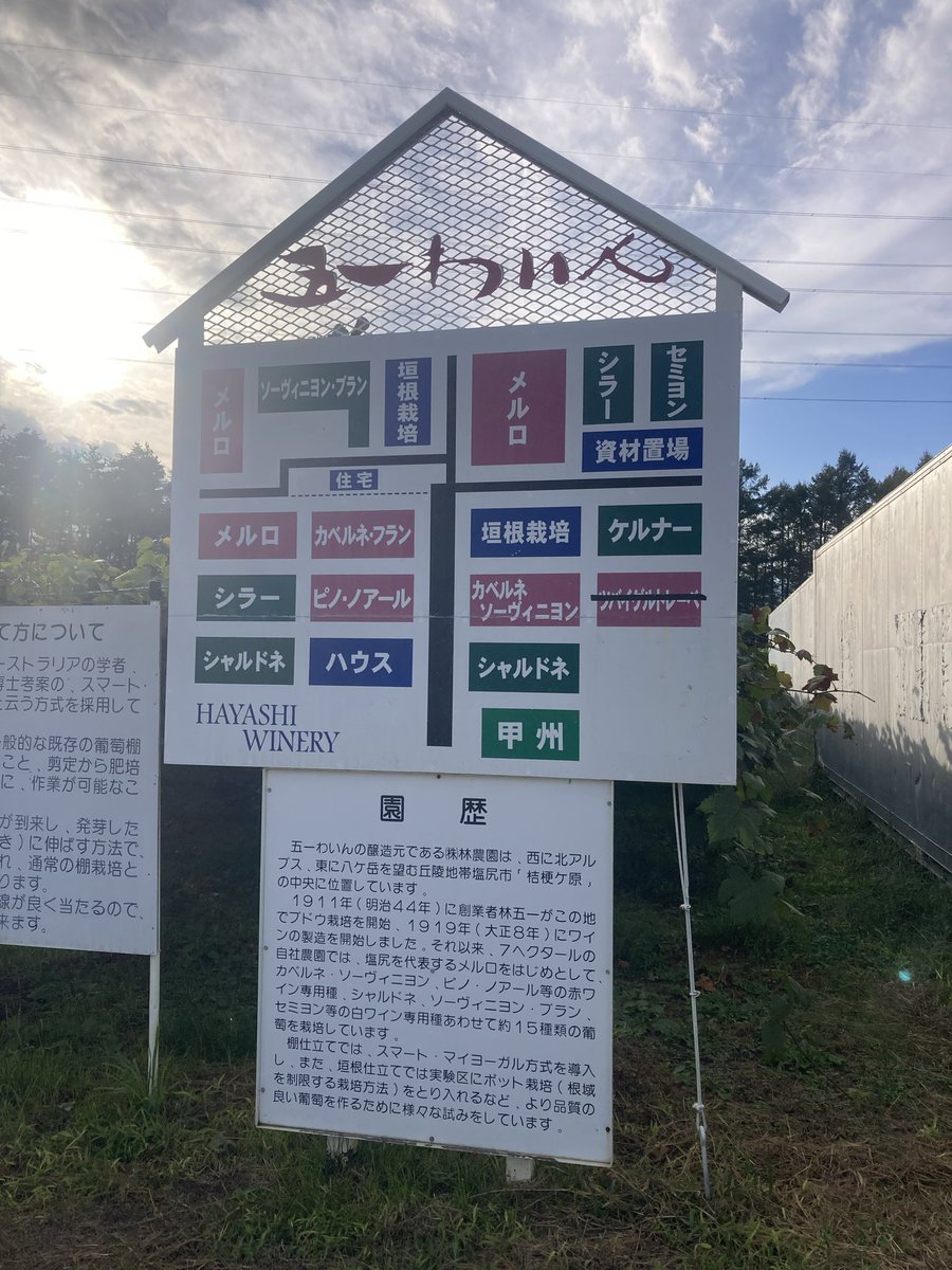 sakaabc's tweet photo. 参拝の後は、同行者の趣味にお供してワイナリー見学 https://t.co/FtJ7HtA4UD
