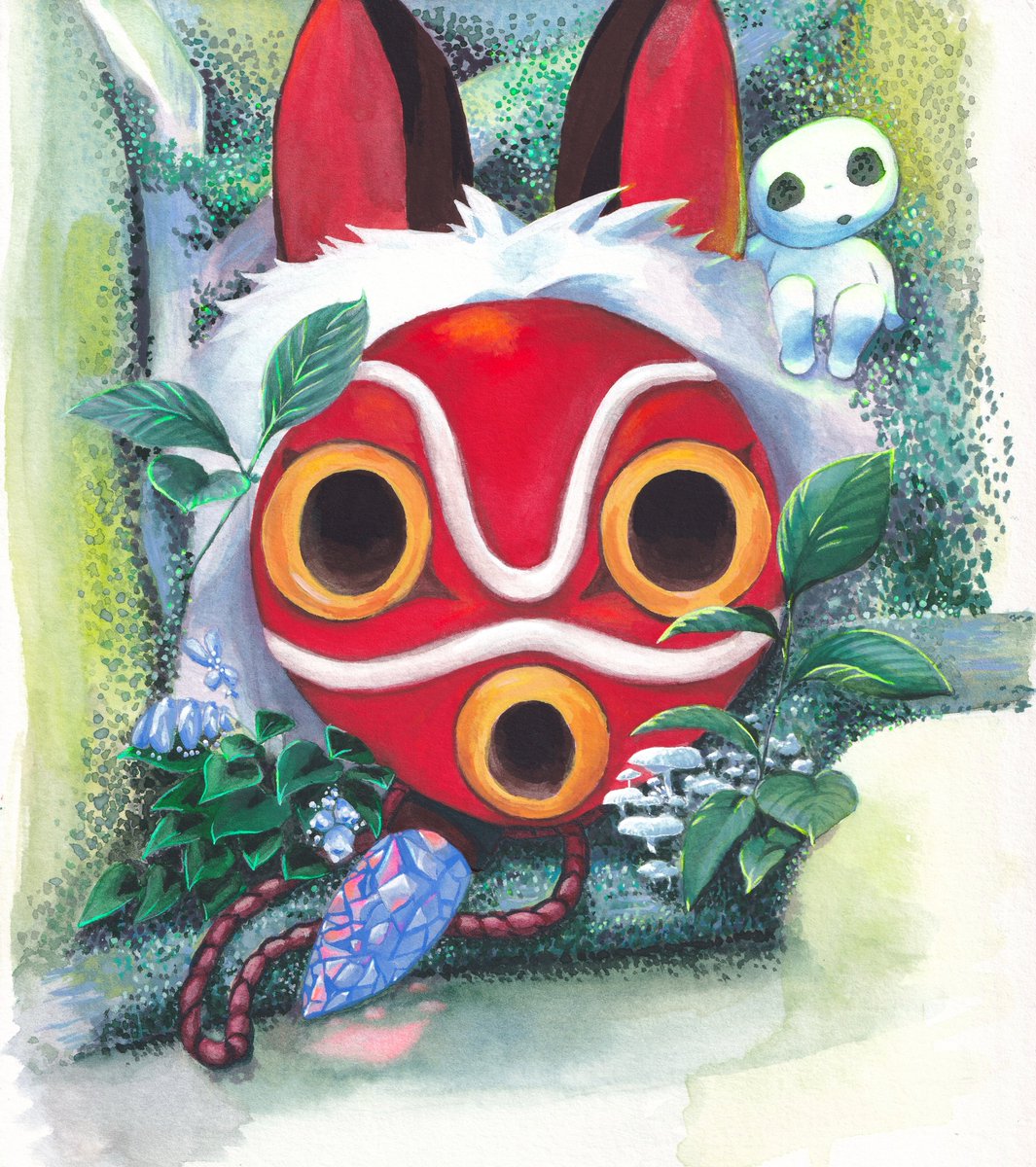 to see with eyes unclouded 
(prints available, link in bio)
#princessmononoke