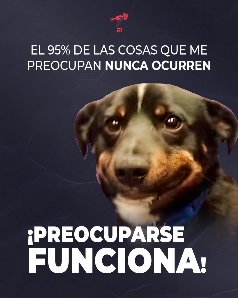 FITrebelde's tweet photo. La preocupación tiene dos caras.

✅ La útil: te activa, te ayuda a prepararte, a anticipar problemas reales.
❌ La dañina: la que gira sin fin sobre lo que no depende de ti.

La primera te impulsa.
La segunda te paraliza.

📌 Pregúntate siempre:

“¿Esto está bajo mi control?”

Si la respuesta es sí, actúa.
Si es no, suéltalo.