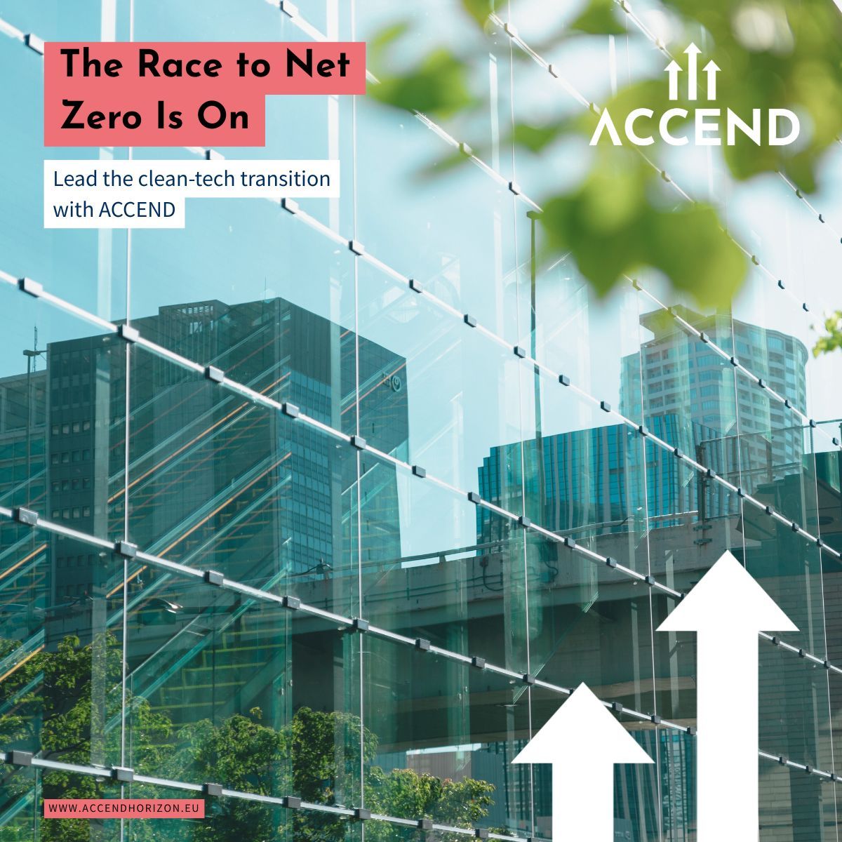 CodeBaseTech's tweet image. Europe needs bold scaleups to lead the race to #NetZero cities.
ACCEND gives deep tech founders tailored support, finance, test beds & global market access (US & China).
Be part of a more inclusive, sustainable future. Apply by Oct 31 → accendhorizon.eu/accelerator-ap…