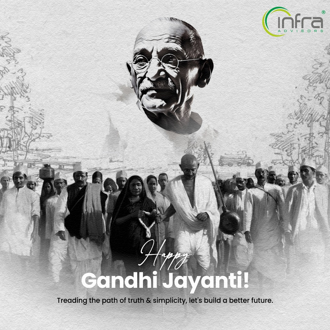 Infra_Advisors's tweet image. Truth. Simplicity. Service.

On this Gandhi Jayanti, we honor Bapu’s vision and commit to building a stronger, better future for generations to come.

#gandhijayanti2025 #nationbuildin #TruthAndSimplicity #IndianHeritage