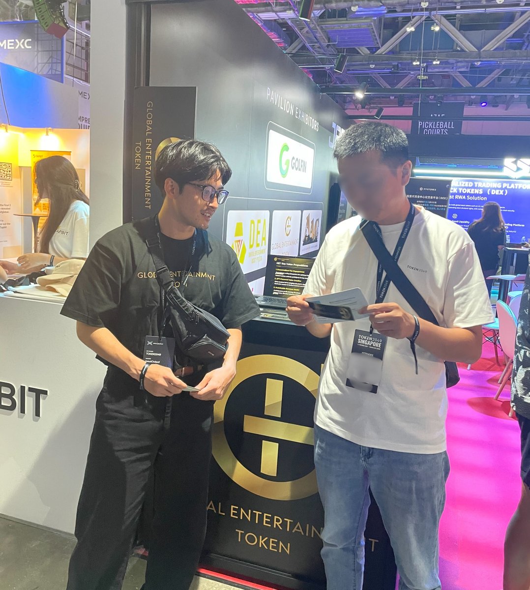 🌙TOKEN2049シンガポール、2日間があっという間に終了しました！

世界中から集まった人々との出会いと会話を通じて、多くの刺激をいただきました✨

「Japan Hub」エリアに立ち寄ってくださった皆さん、本当にありがとうございます！