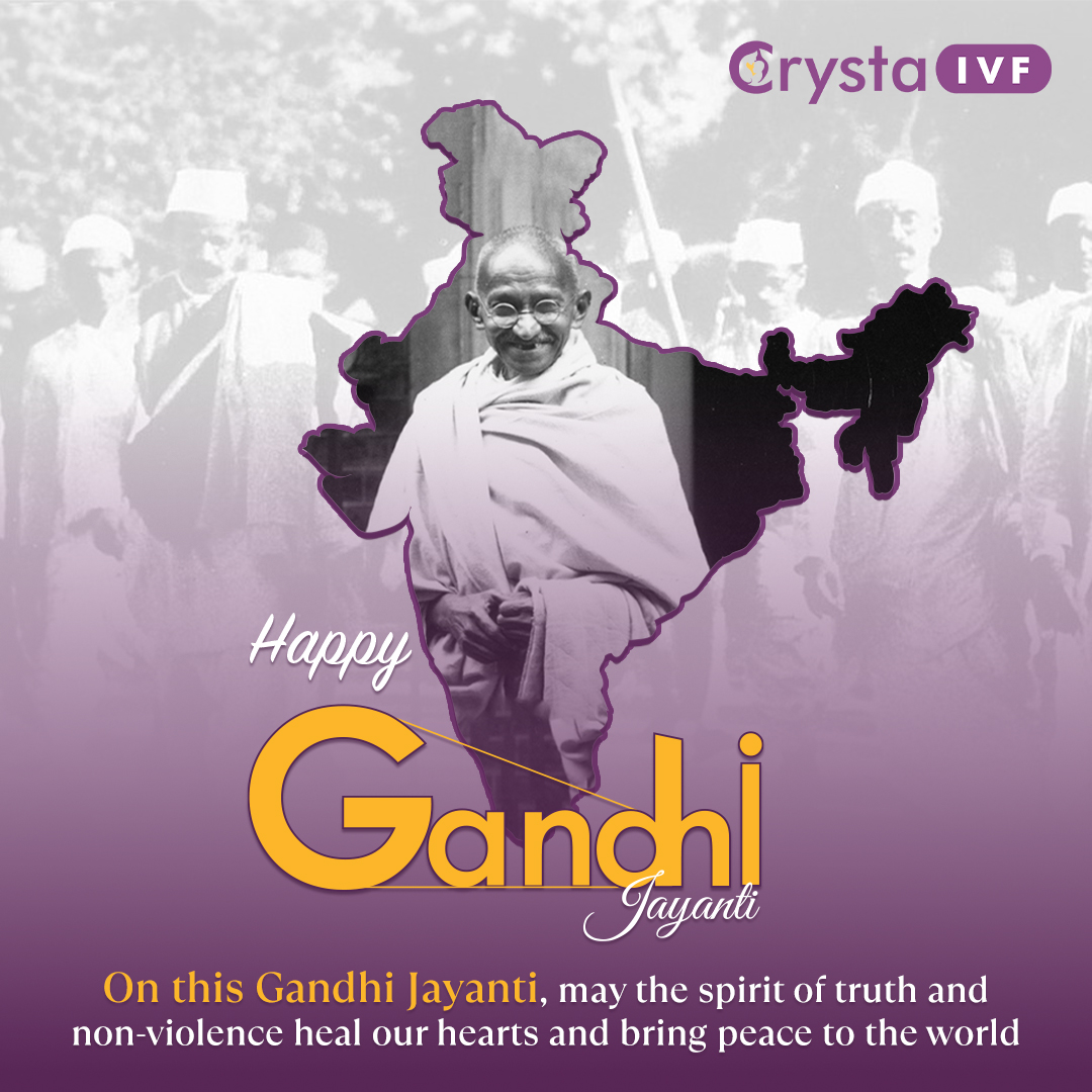 On #GandhiJayanti, let’s remember Bapu’s timeless message, truth, non-violence &amp; compassion are the real strengths of humanity. 🌿✨ May his vision guide us toward peace and unity.

#MahatmaGandhi  #PeaceAndNonviolence #InspirationForAll