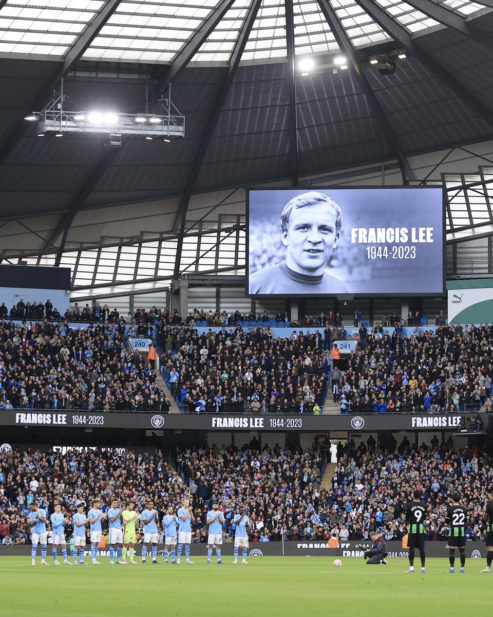 On this day in 2023, we sadly lost City legend Francis Lee 🩵
