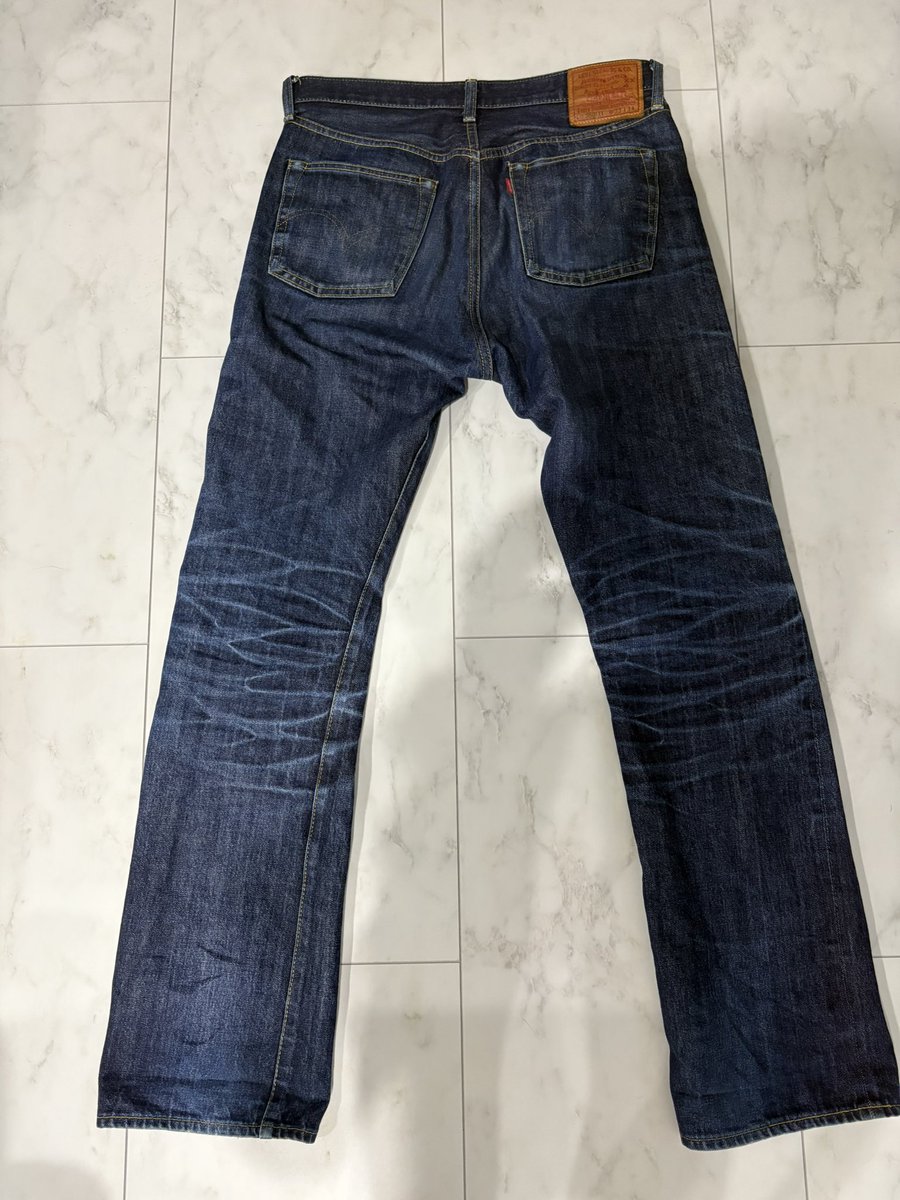 0909nini's tweet photo. #リーバイス
#Levis 
#501
#エイジング
#LVC
#1944
#経年変化
#デニム
#ジーパン
#大戦モデル https://t.co/YatMqrmcYm