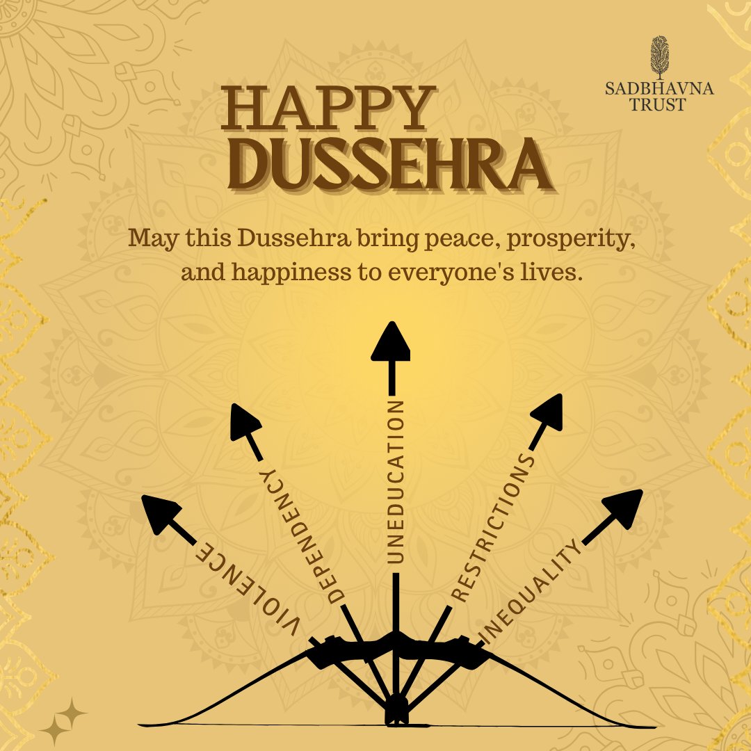 lucknowleaders's tweet image. इस दशहरा एक ऐसे समाज को बनाने के प्रयास करें जो हिंसा, पाबंदी, असमानता और निर्भरता को कम करेगा! 
दशहरा की शुभकामनाएं।

#happydussehra #bewithus #joyjoy #dusshera_vibes