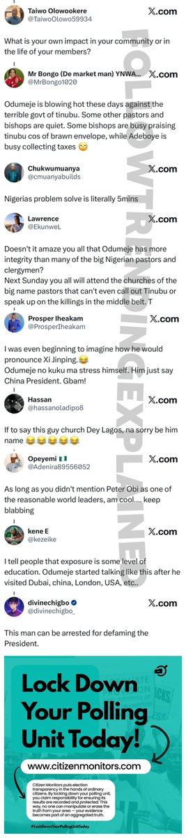 TrendingEx's tweet image. Odumeje is trending because in a new video the Liquid Metal said Tinubu is not a President, he has nothing to offer that’s why you see him dancing Buga. Because Nigeria is Giant of failure.

Indabosky dropped the hammer on the President and Nigerian politicians. Saying Tinubu is…