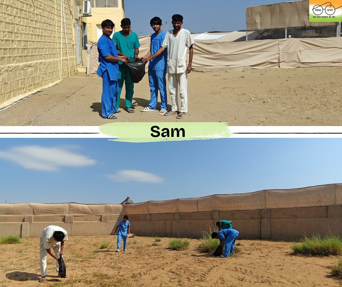 wii_india's tweet photo. Cleanliness drive across Conservation Breeding Centres of @bustardprogram in #Rajasthan to mark #Swachhatahiseva2025. These Centers maintain a clean, safe and healthy environment for the Critically Endangered #GIB and #Lesserflorican
@moefcc @ForestRajasthan @wii_india
#Swachhbharatabhiyan #ConservationInAction #SaveTheGIB #Wildlifeweek2025