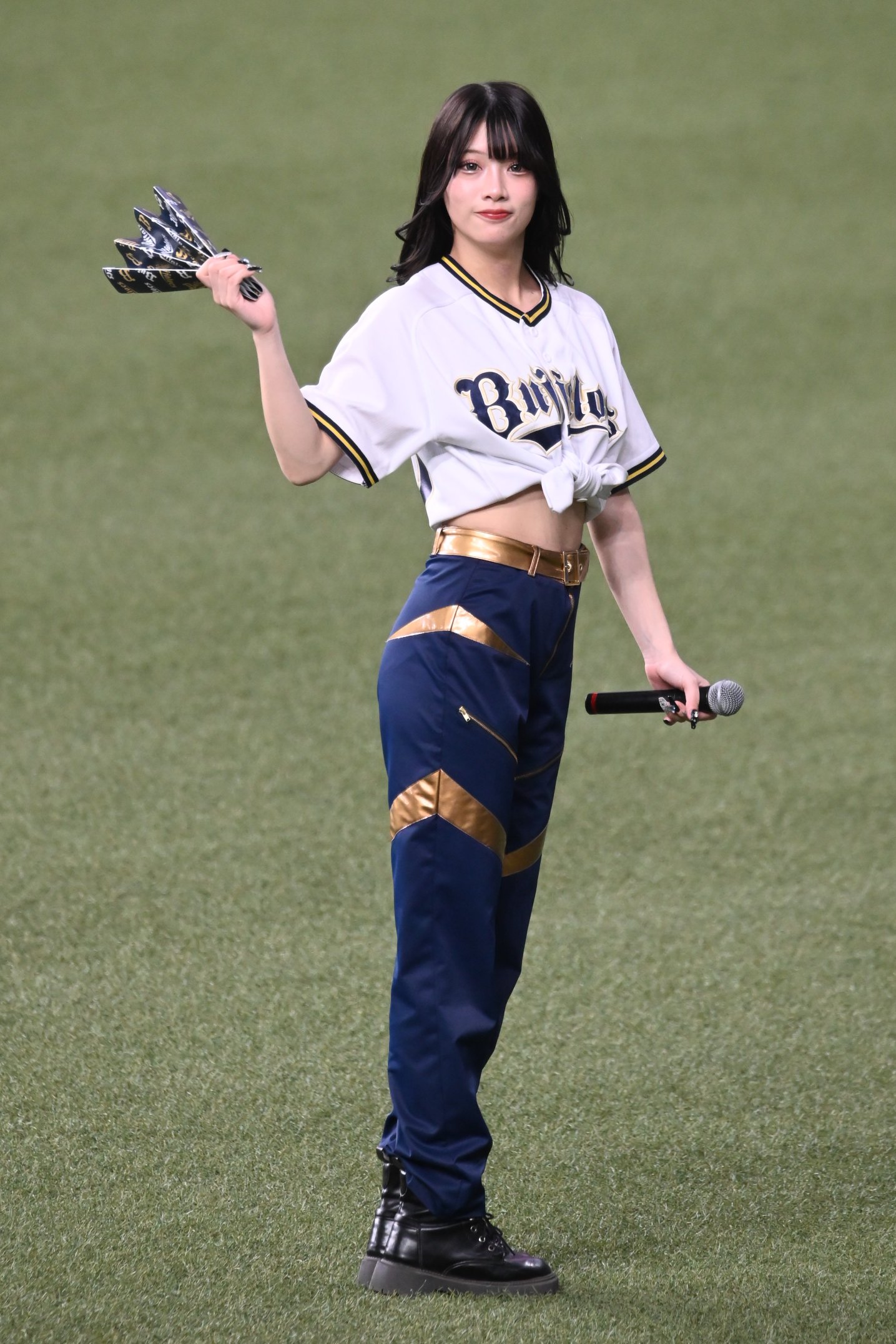 オリックス★BsGirls AMANE デサント社製 レプリカユニフォーム L オリックス☆BsGirls AMANE デサント社製 レプリカユニフォーム