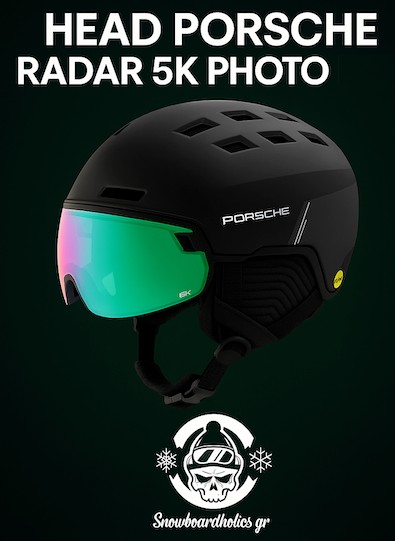 Porsche ポルシェ スキー スノーボード HEAD ヘルメット 5Kレンズ Head Porsche Radar 5K Photo MIPS | Fun Sport Vision