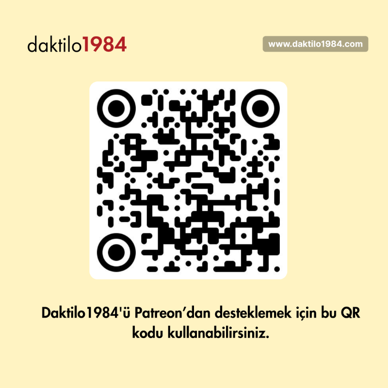 daktilo1984's tweet photo. Daktilo1984 7 yıldır yayın hayatını sürdürüyor. Websitesi, YouTube ve podcast kanalı, sosyal medya mecraları ve yayınevi ile Türkiye’de kamusal tartışmaya katkı sunuyor. Bu çabaların istikrarlı bir zeminde yürütülmesi için Daktilo1984 takipçilerinin desteğine ihtiyacımız var.
