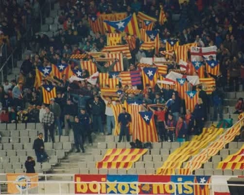 hoolscatalunya's tweet photo. Catalunya catalana 🏴󠁧󠁢󠁥󠁮󠁧󠁿 Ni flotillas, ni Palestina! https://t.co/xQqawCY4gC