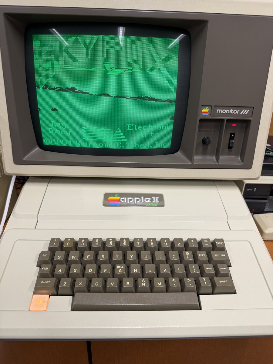 Of course, we still use an Apple II Plus in Japan, with or without a floppy disk.