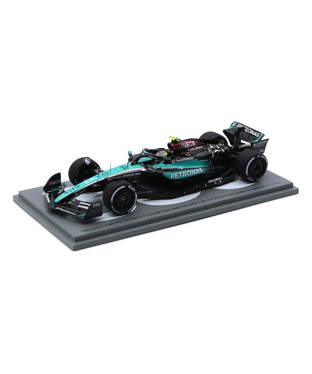 スパーク 1/43 メルセデスW15 シンガポールGP 2024 L.ハミルトン
